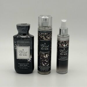 Bath & Body Works A Toast To You Body Care Gift Set NWT